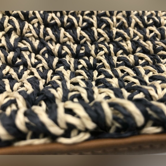 GIANI BERNINI Vintage Paperstraw Woven shoulder bag - Picture 5 of 12